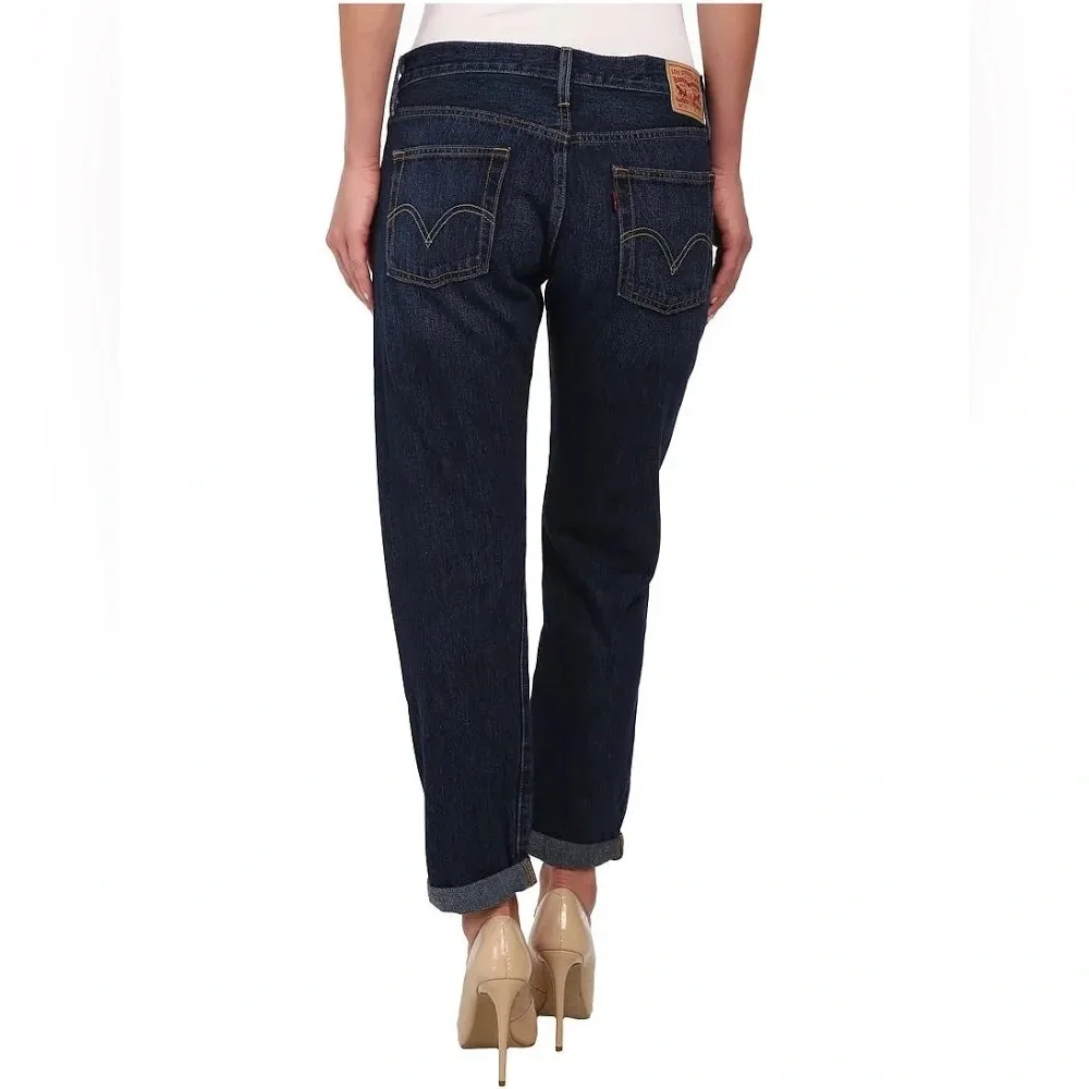 Levi’s 501 CT (Customized & Tapered) Button-Fly Blue Jeans - Size 28W x 32L - Picture 9 of 10